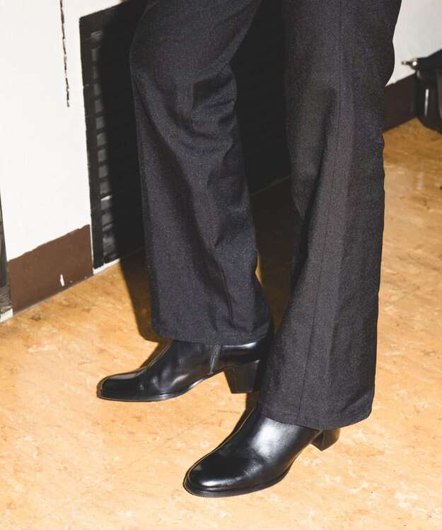 BONTRE 【LucaGrossi/ルカグロッシ】アンクルブーツ/10547-UA ブラック