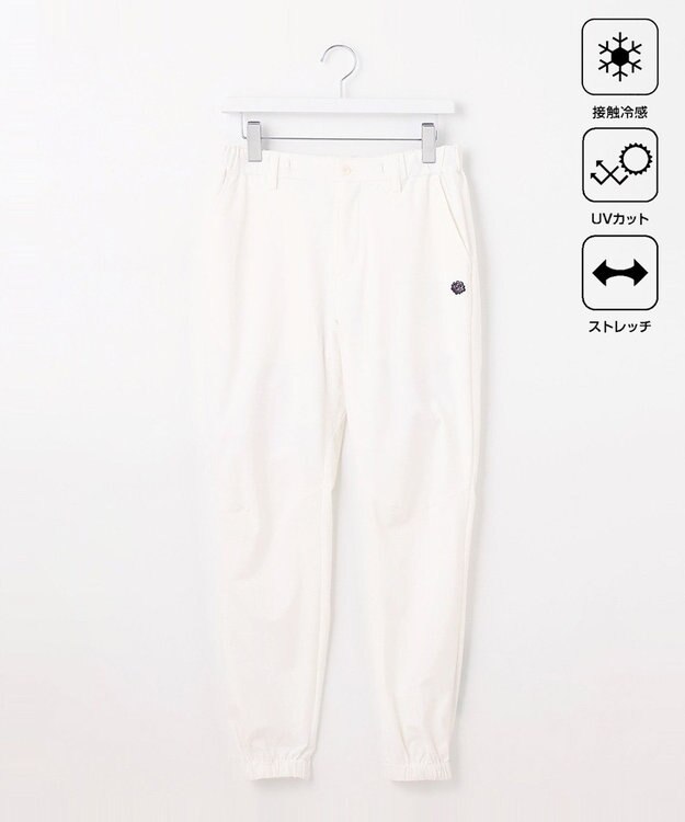 PW CIRCULUS 【機能性素材 TM ICE 使用】パンチング パンツ ホワイト系