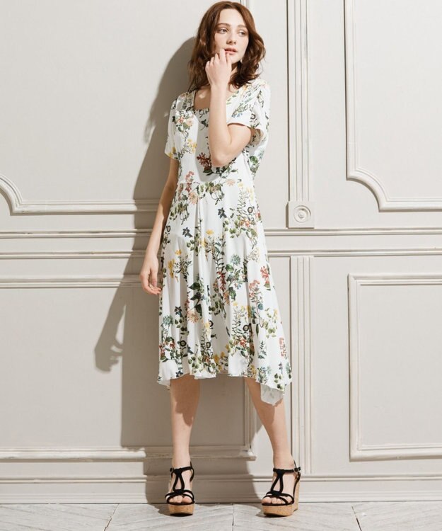 San-ai Resort（三愛水着楽園） ショルダードレス３点セット　9M・11L　【Coral veil（コーラルヴェール）】