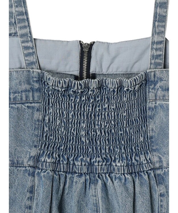 Green Parks ・ＥＬＥＮＣＡＲＥ　ＤＵＥ　デニム　Ｗ　ＺＩＰジャンスカ Light Indigo