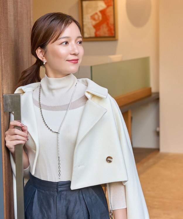 Phoebe マルチwayメタルボール×パールネックレス シルバー