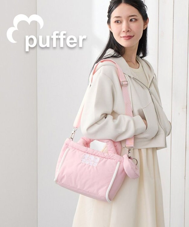 ROOTOTE 3643【ふわふわ軽量】SC.デリ.パファー-A 01：ピンク