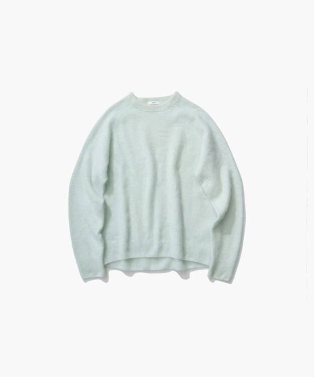 ATON ROYAL CASHMERE FUR | クルーネックセーター MINT