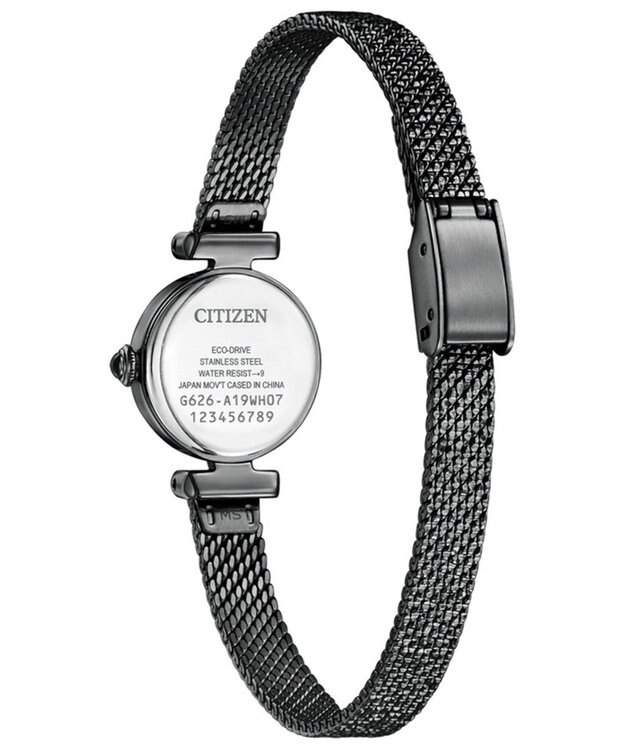 CITIZEN 【特定店取扱いモデル】ジュエリーのように煌めくラウンドメッシュモデル EG7085-50L ブラック