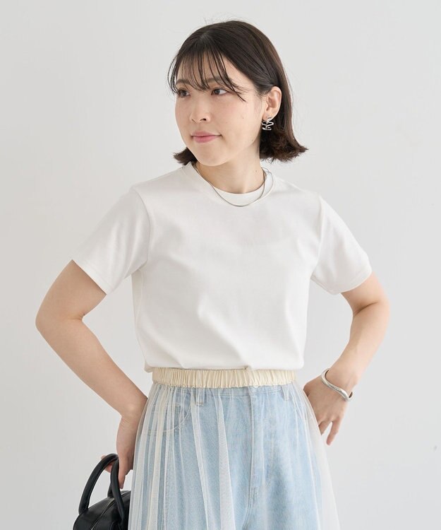 Green Parks フライスコンパクトＴシャツ Off White