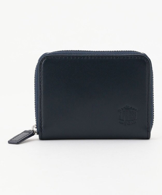 J.PRESS MEN 【MORPHO×J.PRESS】シープゴート 小銭入れ(BOX型) ネイビー系
