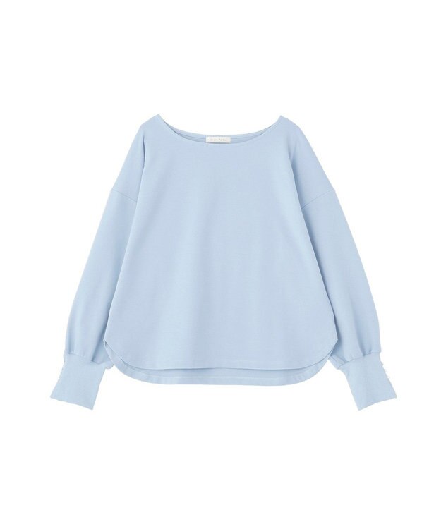 Green Parks パールスリーブカットプルオーバー Sax