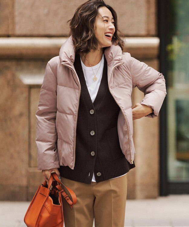 23区 【CLASSY.12月号掲載】TRストレッチギャバ テーパード パンツ アンバー