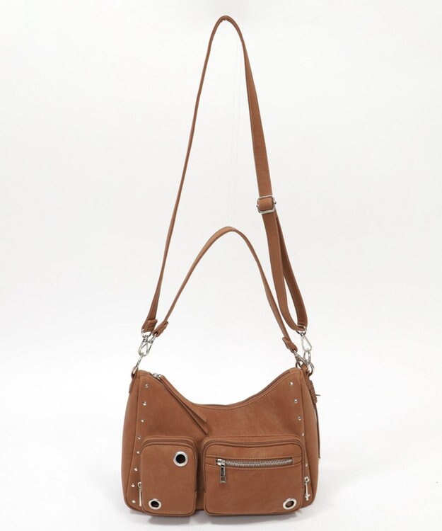 WEGO BIGハトメ2wayショルダー キャメル