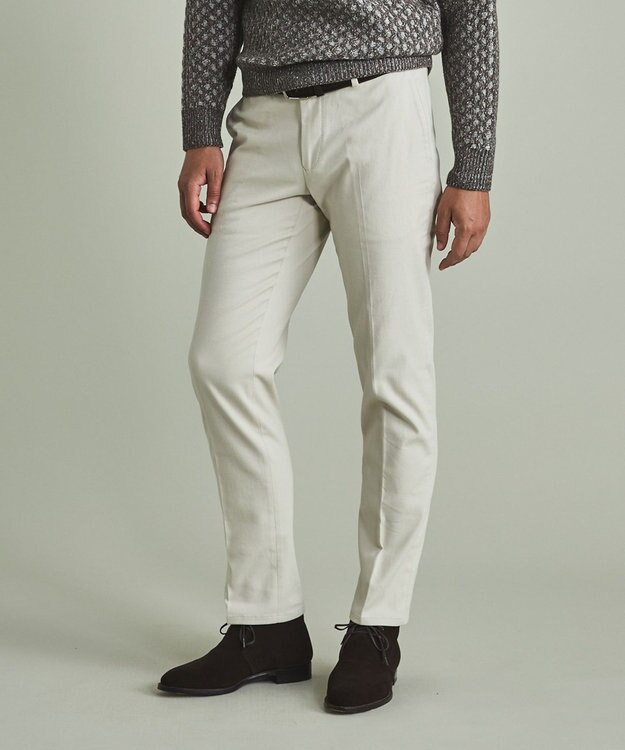 GOTAIRIKU コットンカルゼ　トラウザーズ アイボリー系