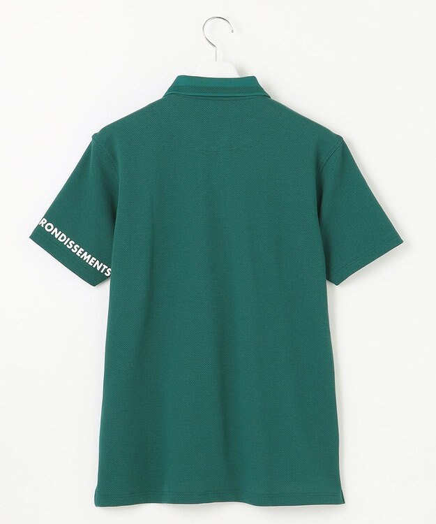 23区GOLF 【MEN【】吸水速乾・UVケア】グラフィカル ポロシャツ グリーン系