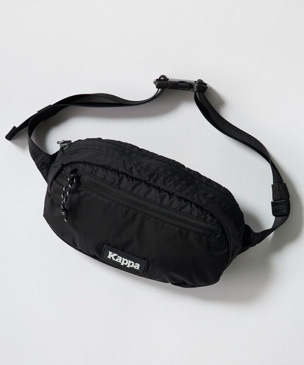 OP／FILA 【Kappa】ウェルネスクラブヒップバッグ ブラック