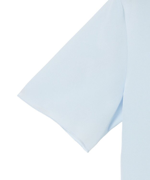 JOSEPH クレープ ド ソワ　ブラウス Oxford blue