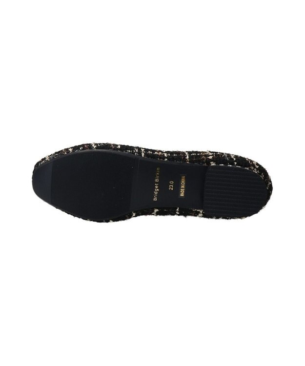 Bridget Birkin 【Bridget Birkin】スクエアビジューフラットシューズ マルチ雑材