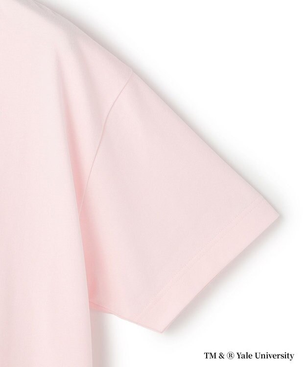 J.PRESS YORK STREET 【YALE別注】【UNISEX】カレッジ プリント Tシャツ ピンク系