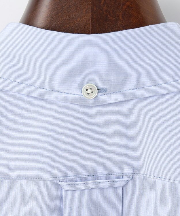 J.PRESS MEN 【WEB限定】ポプリンヘアラインJ刺繍シャツ/B.D サックスブルー系1