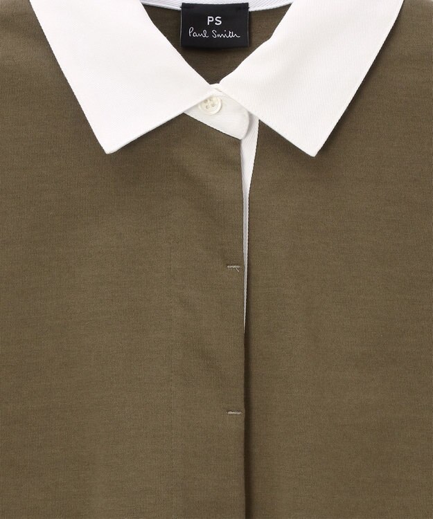 Paul Smith コットン ラガーシャツ オリーブ
