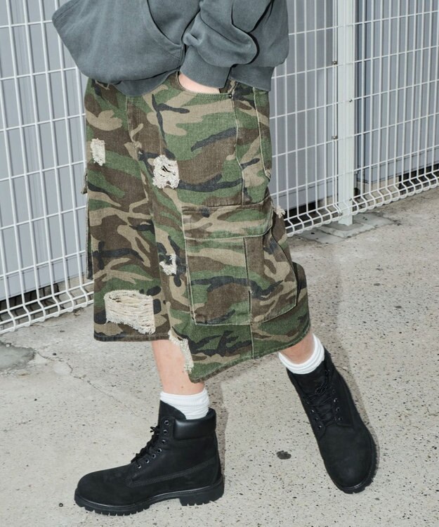 WEGO スーパーバギーカモフラカーゴショーツ 柄1