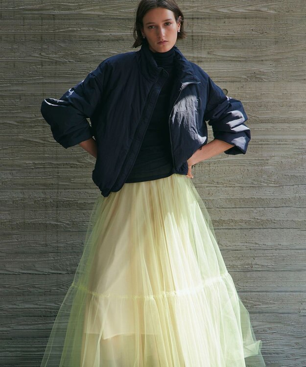 NAVE 【Nave・手洗い可/中綿】パフィトラックジャケット ブラック系