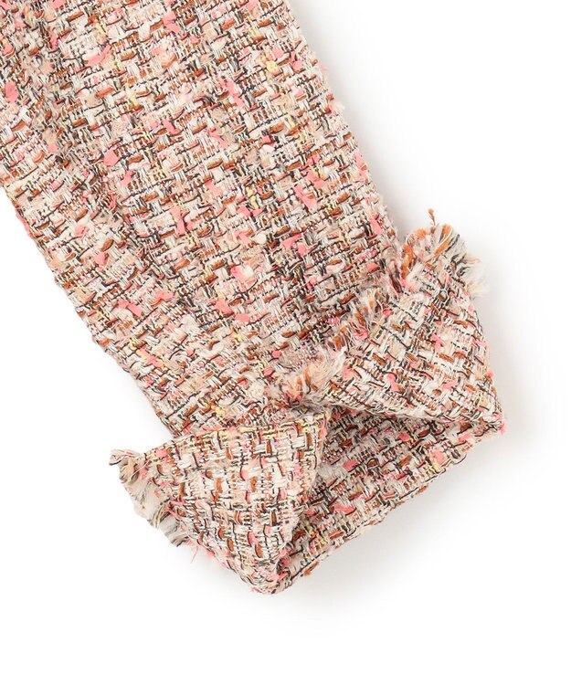 BEIGE， 【Oggi 4月号掲載】TEASEL / オーバーサイズツイードジャケット PINK MIX