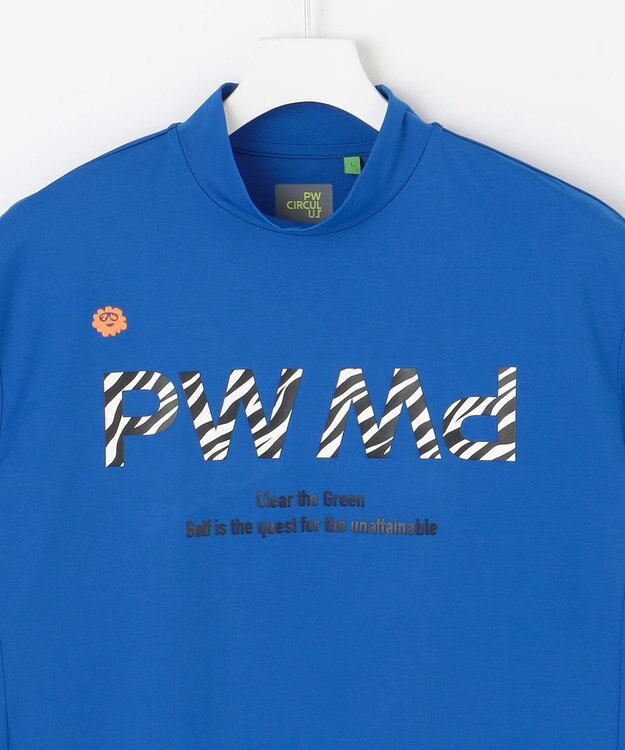 PW CIRCULUS 【UVカット / 吸水速乾 / 伸縮性抜群】【MEN】メッシュポケットモック ブルー系