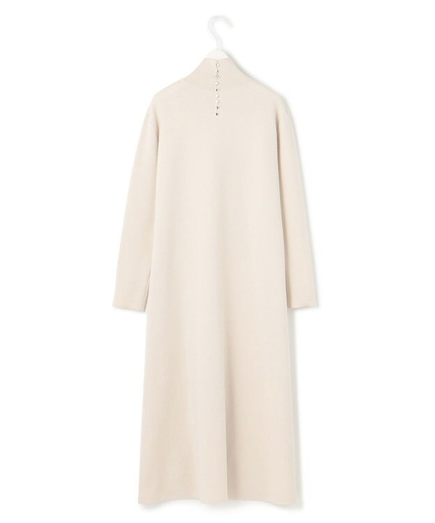 ICB L ウールブレンドスムース ハイネックワンピース トープ系［WEB限定］