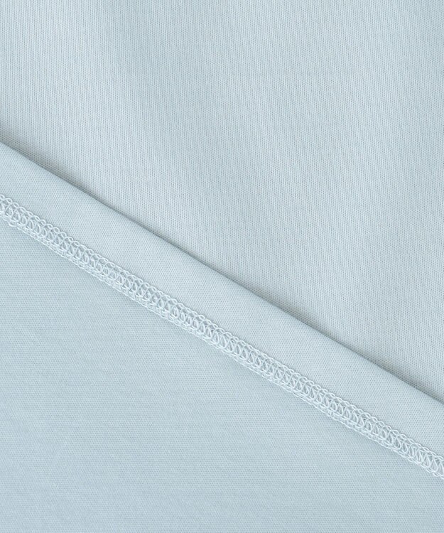 J.PRESS LADIES 【洗える】スムースジャージー 刺繍 カットソー ブルーグリーン系