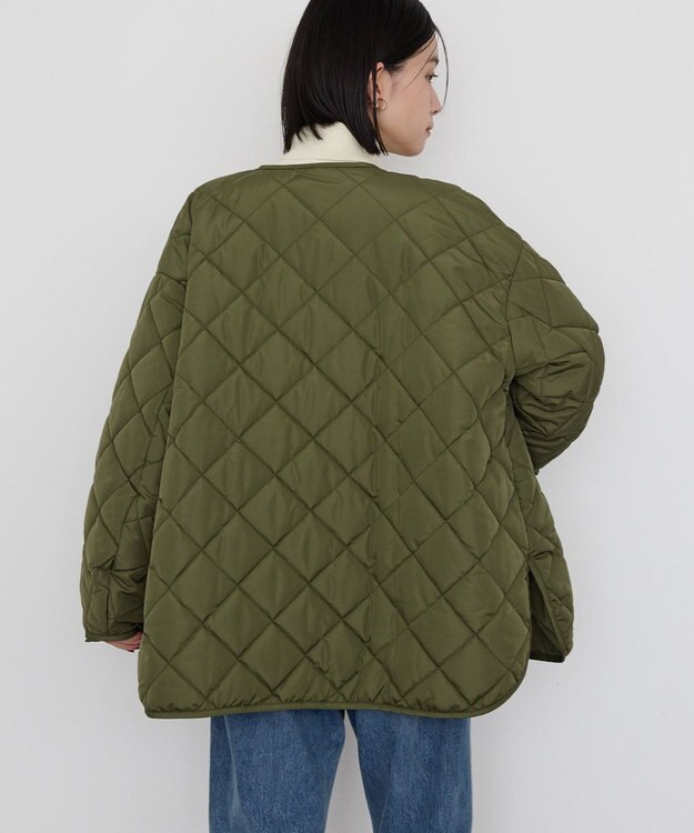 AMERICAN HOLIC 軽ポカリバーシブルキルティングコート Khaki