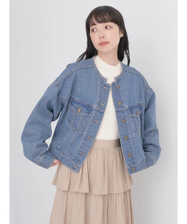 earth music&ecology Ｇジャン Medium Indigo