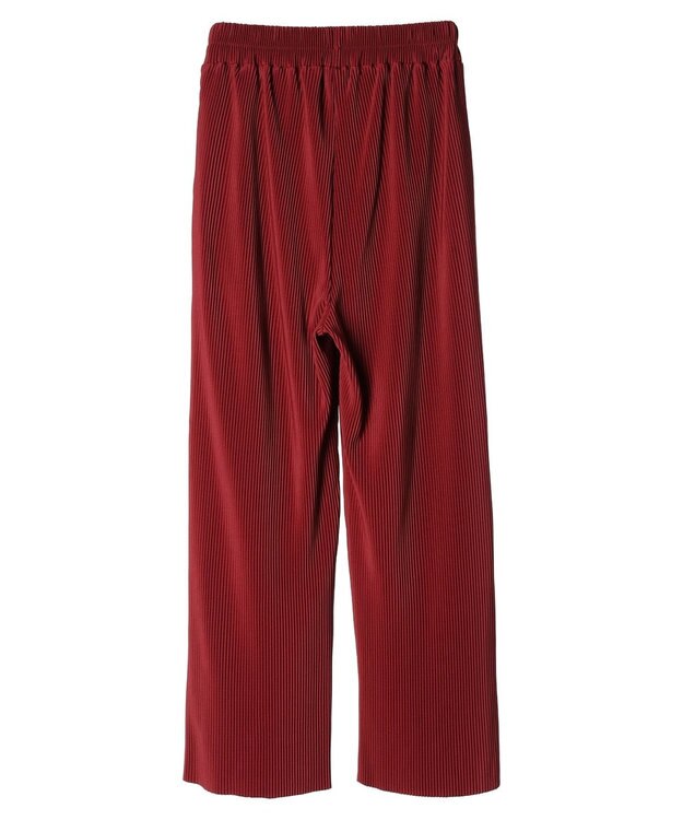 CRAFT STANDARD BOUTIQUE カットプリーツパンツ Bordeaux