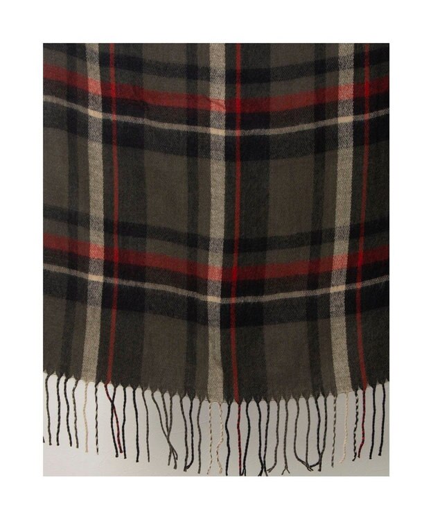 UNBILLION カシュネ cache nez / タータンチェックストール ネイビー