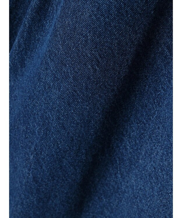earth music&ecology タックワイドデニムパンツ Medium Indigo