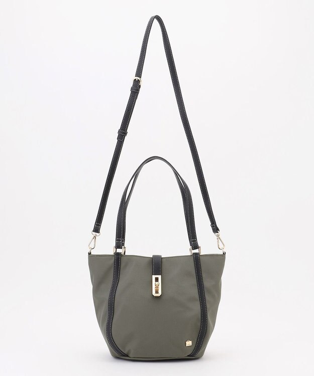 LA BAGAGERIE ポリエステルオックス2wayトート グレー