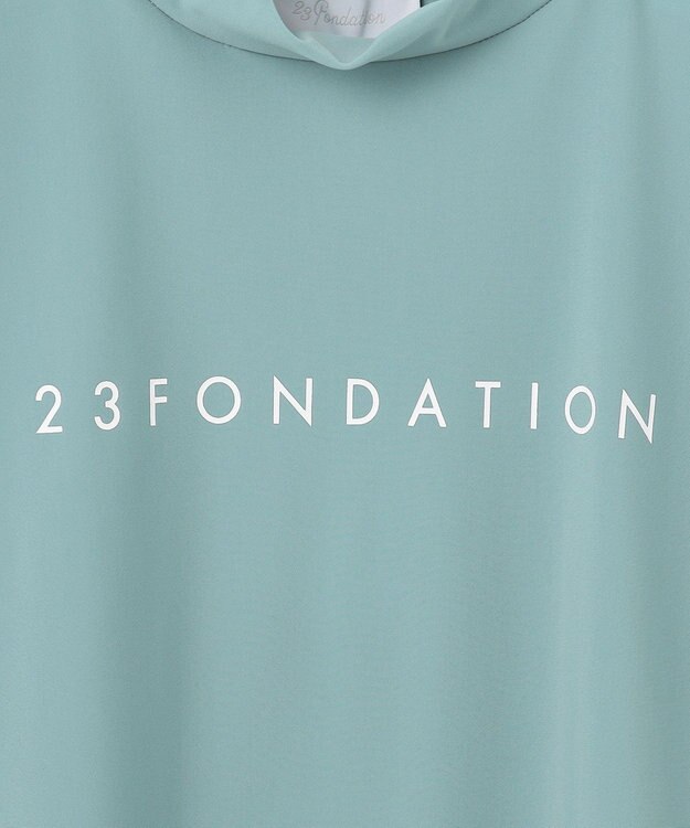 23区GOLF 【23Fondation/WOMEN】ハイテンション モックネック サックスブルー系