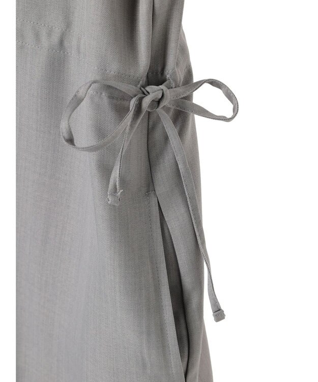 Green Parks ・ＥＬＥＮＣＡＲＥ　ＤＵＥリネンライクドロストワンピース Gray