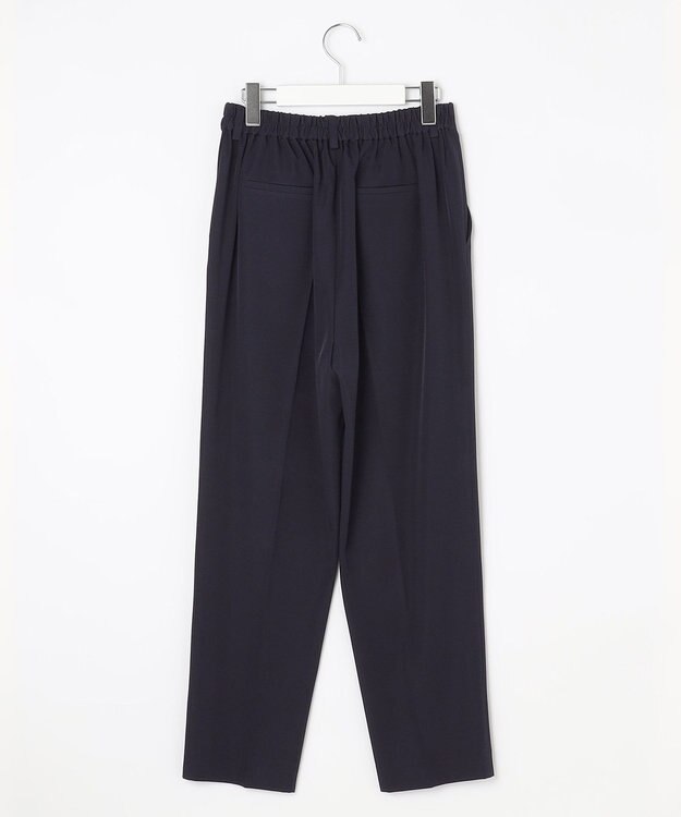 Feroux 【セットアイテム】美シルエット ブラウス×パンツ セットアップ ネイビー系