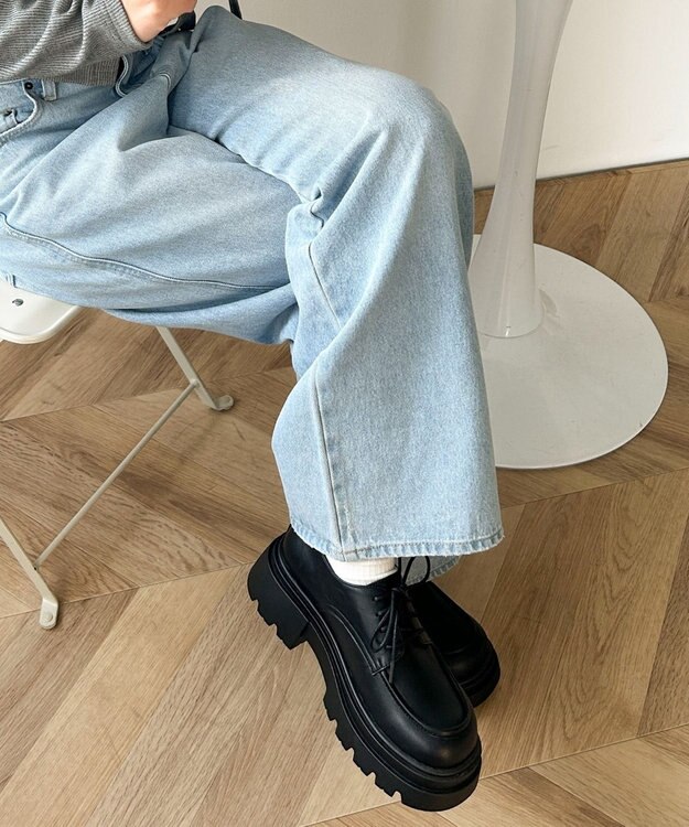 WEGO レースアップシューズ ブラック