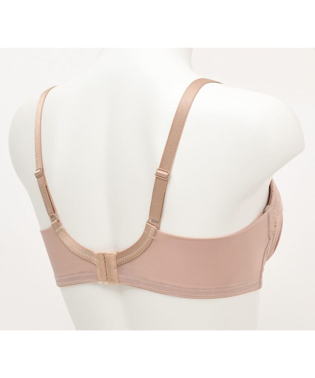 WACOAL ブラジャー 【小さく見せるブラ】 着やせ効果 ボリュームを逃がしてほっそり 脇高設計 Hカップまで対応 大きいサイズ レディース フルカップ BMM322 /ワコール ラズベリー