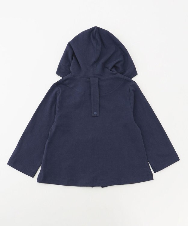 組曲 KIDS 【80-90cm】セーラーボーダー パーカー ネイビー系