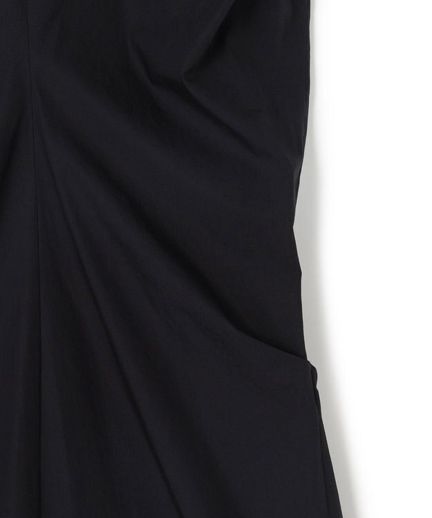 BEIGE， MALLOW / コットンタック バルーンスリーブドレス Black