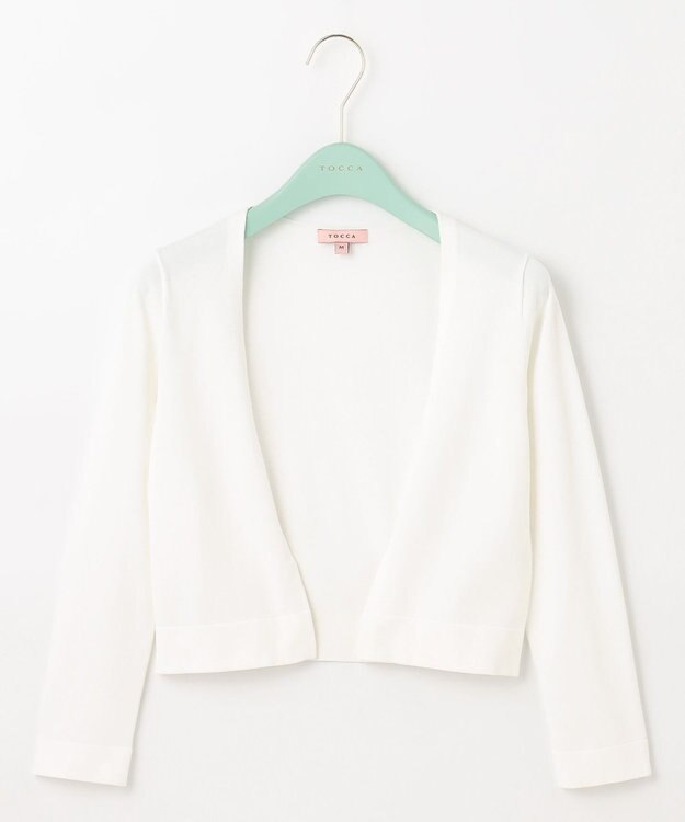 TOCCA 【洗える！】AIRY BOLERO ボレロ ホワイト系