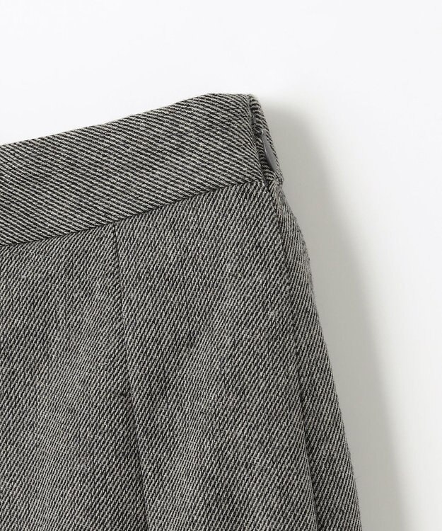 ANY 【手洗い可/ウエストゴム】タックワイドパンツ グレー