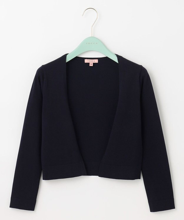 TOCCA 【洗える！】AIRY BOLERO ボレロ ネイビー系