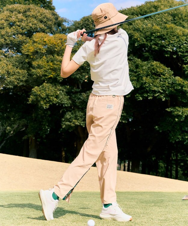 PW CIRCULUS 【WOMEN】サイドボタン デザインパンツ ゴルフウェア レディース ベージュ系