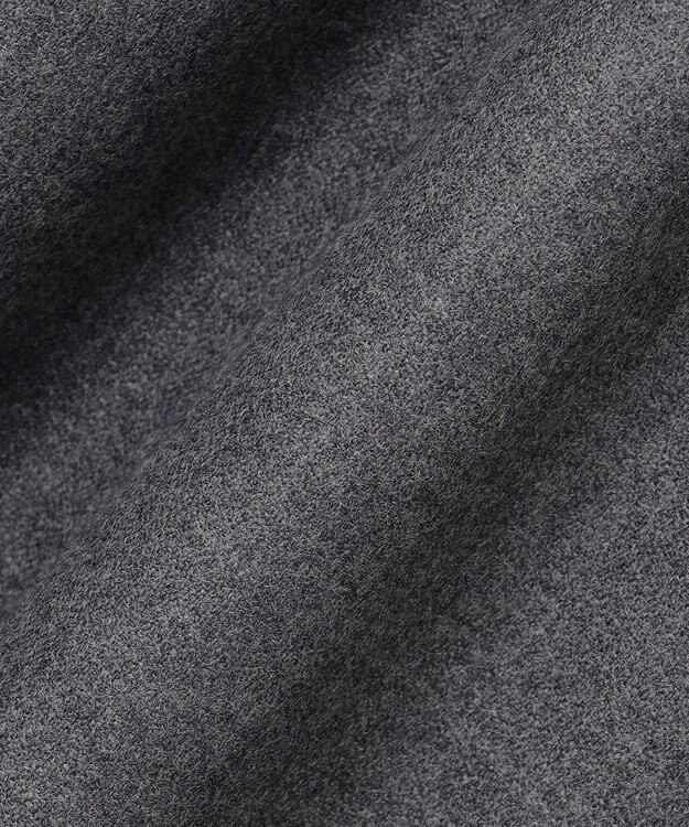 組曲 ウールジョーゼット スリットネックワンピース グレー系