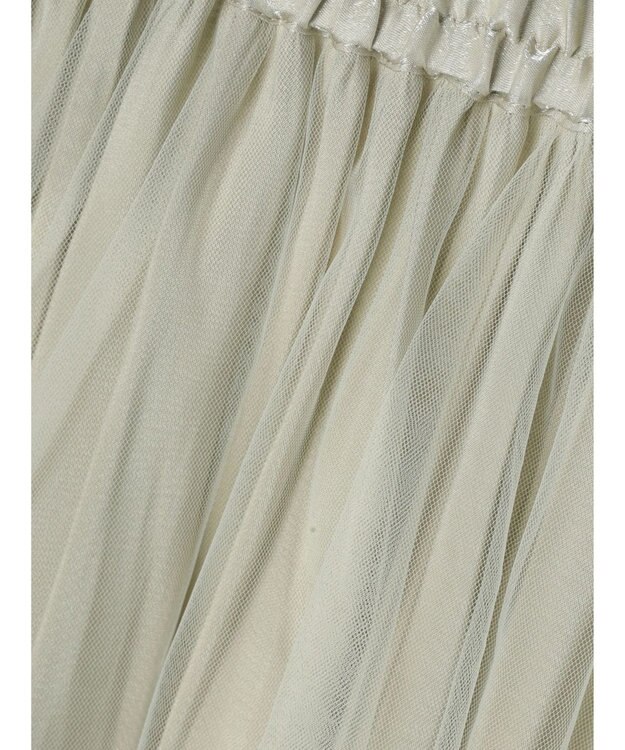 Green Parks ２ｗａｙ　リバーシブルシャイニーチュールスカート Ivory