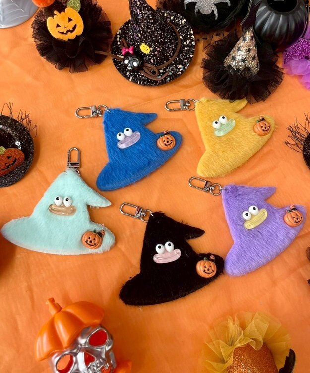 WEGO ミニトリックボウシモンスターぬいぐるみキーホルダー ブルー