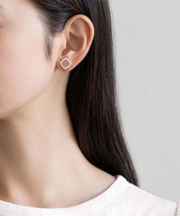 TOCCA COLOR OF CLOVER EARRINGS イヤリング ピンク系