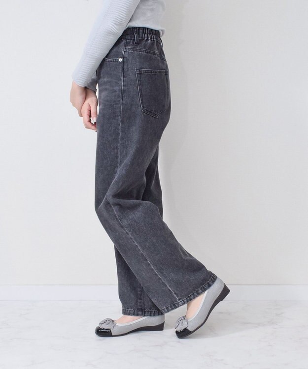 Bridget Birkin 【Bridget Birkin Walk】ラメリボンウォーキングパンプス グレーコンビ
