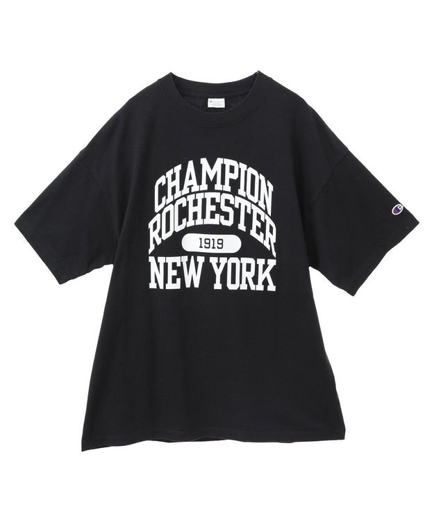 Green Parks ■Ｃｈａｍｐｉｏｎ　ロゴＮＹ　ＴＥＥ Black